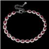 Image 2 : Natural Pigeon Blood Red Ruby Bracelet