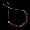 Image 2 : Natural Pigeon Blood Red Ruby Bracelet