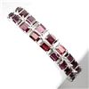 Image 1 : Natural Pink Raspberry Rhodolite Garnet 167 CT Bracelet