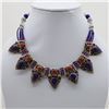 Image 1 : Tibet Natural Stone Tribal Queen Royal Necklace