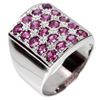 Image 2 : Natural African Rhodolite Garnet Ring