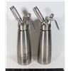Image 1 : TWO WHIP CREAM DISPENSERS