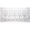 Image 1 : LOT OF 6 WINE GLASSES ABOUT 8" TALL