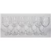 Image 1 : LOT OF 6 WINE GLASSES ABOUT 8" TALL