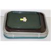 Image 1 : LARGE STACK OF ASSORTED BUS TRAYS