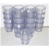 Image 1 : BOX OF MATCHING PLASTIC RESTAURANT GLASSES