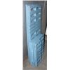 Image 1 : LARGE LOT OF BLUE COMMERCIAL PLASTIC DIVIDERS