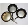 Image 1 : THREE RESTAURANT FRYING PANS