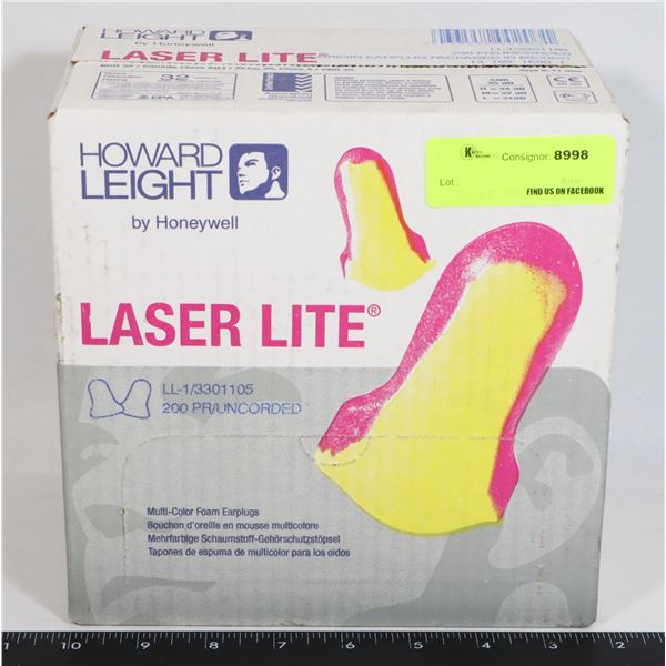 NEW 200PC BOX OF HOWARD LEIGHT BY HONEYWELL