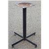 Image 1 : BLACK METAL TABLE BASE APPROX 28" TALL