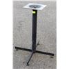 Image 1 : BLACK METAL TABLE BASE APPROX 28" TALL