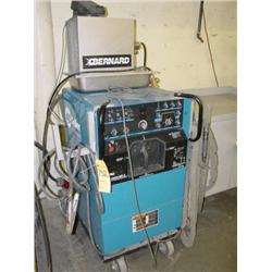 MILLER SNCROWAVE 350LX W/ BERNARD SS WATER COOLER AND ROLLING CART