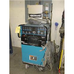 MILLER SNCROWAVE 350LX W/ BERNARD SS WATER COOLER AND ROLLING CART