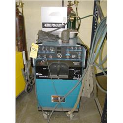 MILLER SNCROWAVE 350LX W/ BERNARD SS WATER COOLER AND ROLLING CART