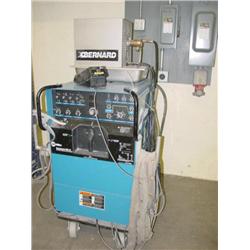 MILLER SNCROWAVE 350LX W/ BERNARD SS WATER COOLER AND ROLLING CART