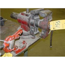 STEEL TABLE W/ VISE
