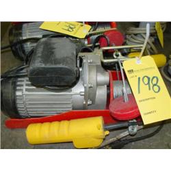 CENTRAL MACHINERY ELECTRIC HOIST 44OLB.