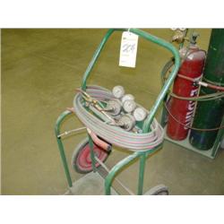 WELDING CART W/ TORCH & GUAGE