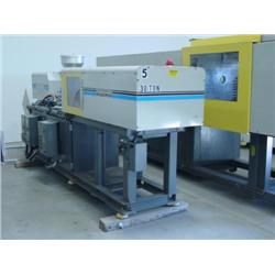 1991 CINCINNATI-MILICRON ACT-30D-23, 30 TON X 8 OZ CNC TOGGLE CLAMP RECIPRICATING SCREW, PLATEN SIZE