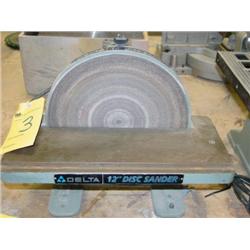 DELTA 12" TABLE 12" DISC SANDER