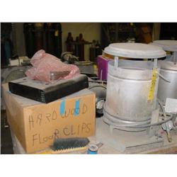 LOT  - ELECTRICAL COMPONETS W/ TABLE