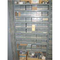 LOT - RACK W/ ASSORTED HARDWARE