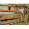 Image 1 : LOT - ASSORTED MATERIAL ON RACKING