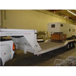 BIG TEX 30FT LO BOY TRAILER, 3 AXLE, 10,500LBS.