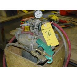 2 GALLON PRESSURE POT W/ BINKS SPRAY GUN