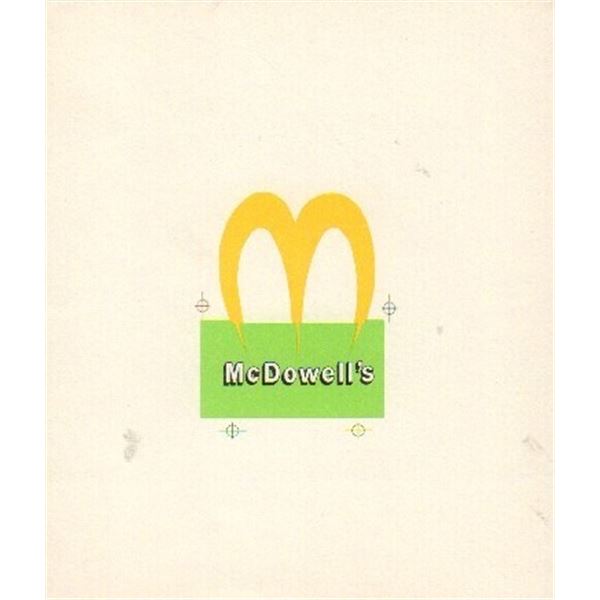 McDowells original prop decal