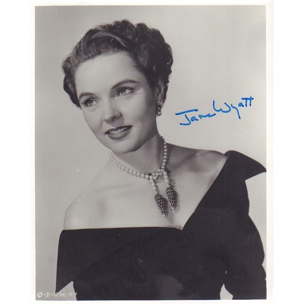 Jane Wyatt signed photo
