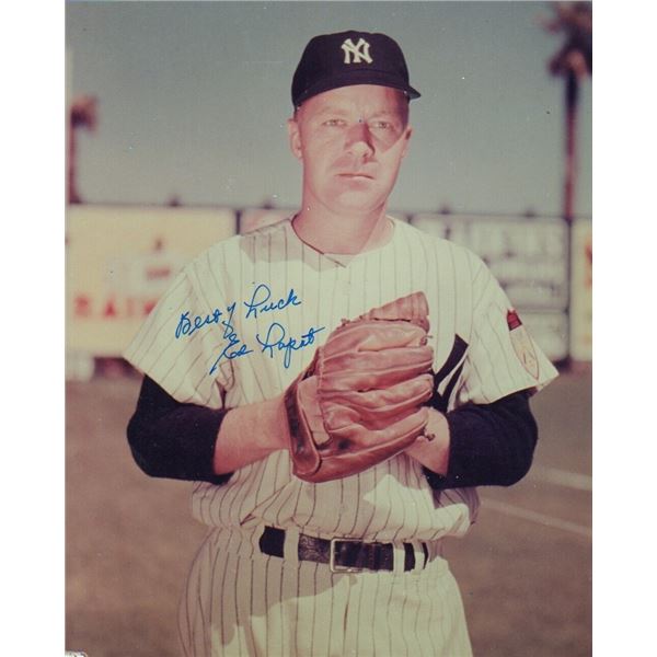 Ed Lopat signed photo