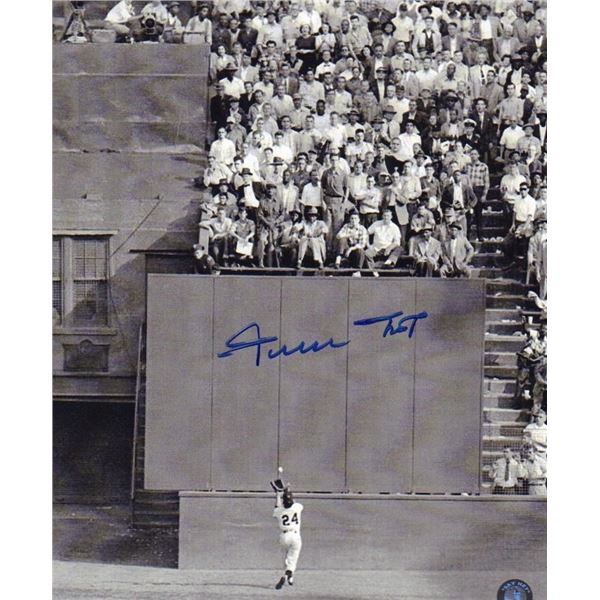 Willie Mays signed photo