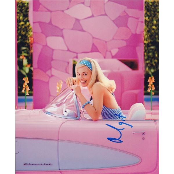 Margot Robbie signed photo Barbie