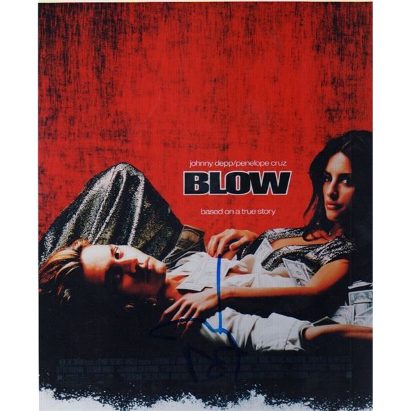 Johnny Depp signed photo Blow