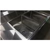 Image 2 : STAINLESS STEEL COMMERCIAL 3 BAY PREPARATION SINK WITH RINSE WAND - APPROX. 94"W X 29"D X 45"H