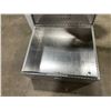 Image 2 : ALUMINUM CHECKER PLATE 36"W X 30"D X 16"H SINGLE DOOR STORAGE BOX