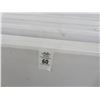 Image 2 : 4-White Plastic Square Folding Tables - 4 X $