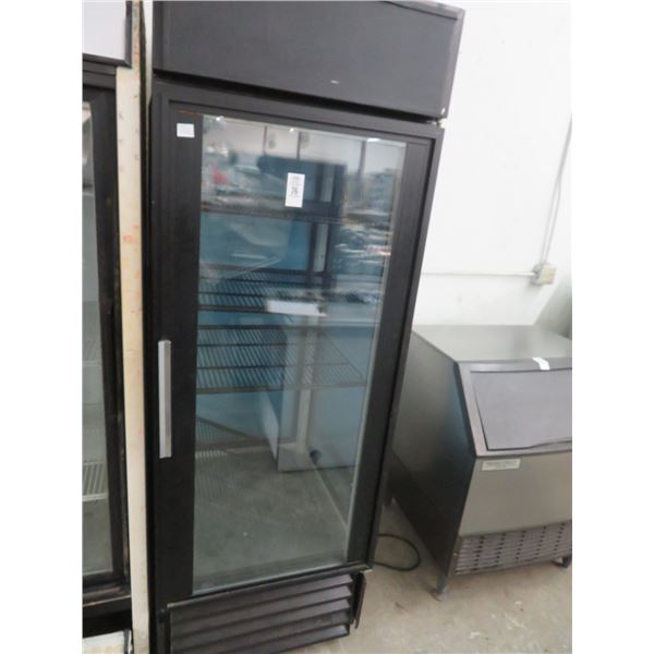 True Single Door Full Vision Ref. Merchandiser 33°