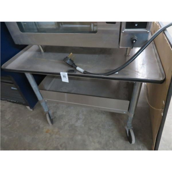 S/S 24   x  30   Rolling Equipment Stand