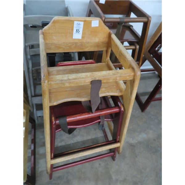 Oak High Chairs - 2