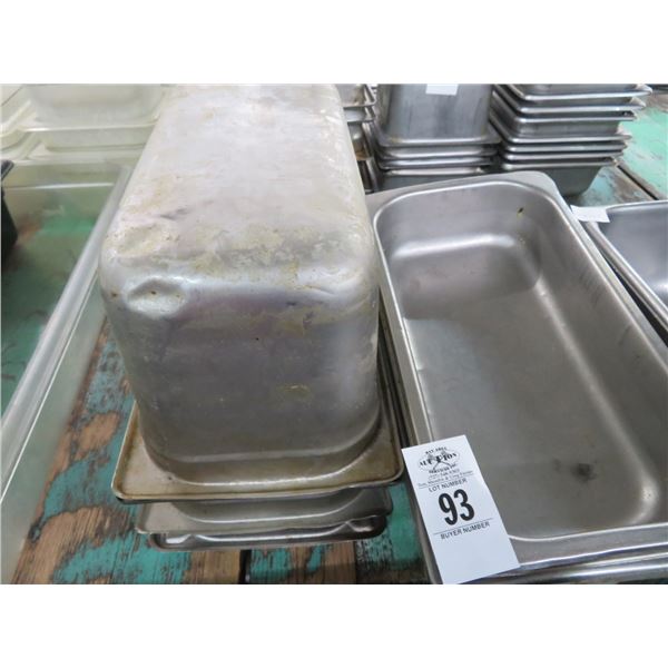 8-Third Size Insert Pans - 8 X $