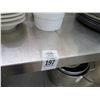 Image 2 : S/S 8' Rolling Table w/Undershelf