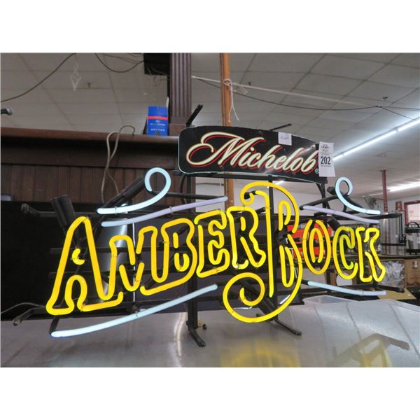 Michelob Amber Bock Neon - No Shipping