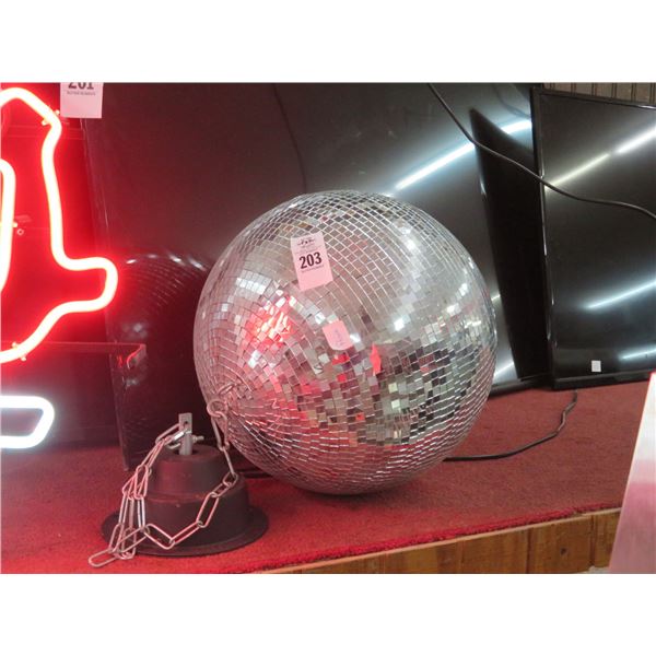 Disco Ball w/Hanging Spinner