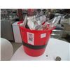 Image 1 : Bucket w/Asst. Ice Cream Scoops - 10 - New