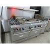 Image 1 : Garland Gas Double Range/3' Flat Grill/Double Oven