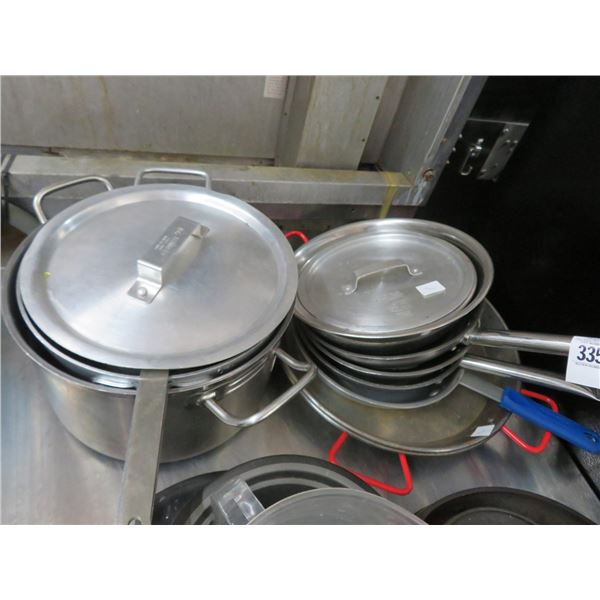 Fry Pans, Sauce Pans, Stock Pans