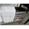 Image 3 : Condiment Packets, To Go Bins, Utensils Bins and Supplies on Shelf