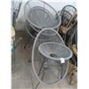 Image 1 : Contemporary Wicker Style Patio Chairs 10, 4 End Tables